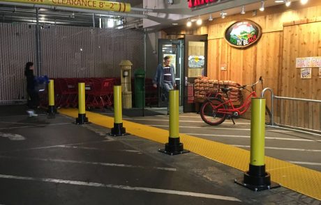 Ochranné stĺpiky SlowStop chránia regálový systém